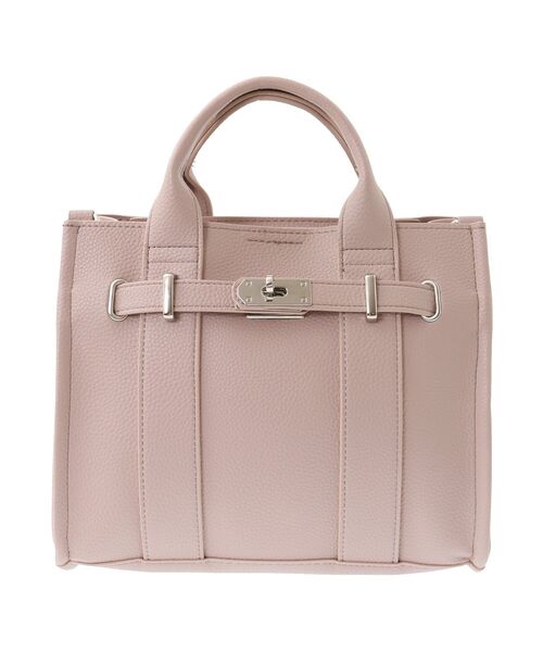 Green　Parks（グリーンパークス）の「・KOSSORECO 2wayベルトスクエアミニバッグ（ハンドバッグ・レディース・グレイッシュベージュ/グレー/ブラック/ピンク・FREE）」の16枚目の写真