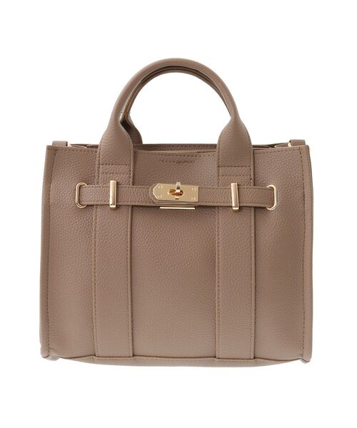 Green　Parks（グリーンパークス）の「・KOSSORECO 2wayベルトスクエアミニバッグ（ハンドバッグ・レディース・グレイッシュベージュ/グレー/ブラック/ピンク・FREE）」の19枚目の写真