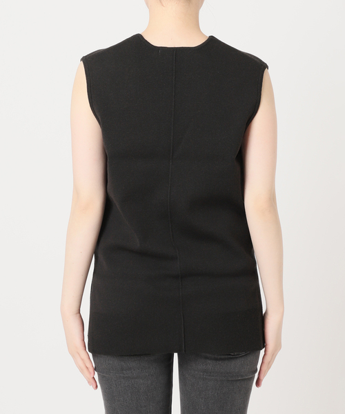 JOURNAL STANDARD relume（ジャーナルスタンダード　レリューム）の「リネンレーヨン総針ベスト（ベスト・レディース・チャコールグレー/ブラック・FREE）」の17枚目の写真