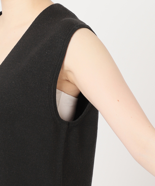 JOURNAL STANDARD relume（ジャーナルスタンダード　レリューム）の「リネンレーヨン総針ベスト（ベスト・レディース・チャコールグレー/ブラック・FREE）」の20枚目の写真