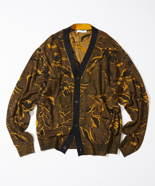 FREAK'S STORE(フリークスストア)の「総柄 メッシュ編み ニットカーディガン(カーディガン/ボレロ・メンズ・オリーブ/ブラック/ブラウン/ネイビー・MEDIUM/LARGE)」の11枚目の写真