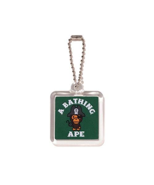 A BATHING APE（アベイシングエイプ）の「CAPTAIN MILO PIRATE KEYCHAIN（キーホルダー・メンズ・グリーン/イエロー/ブラック・FREE）」の3枚目の写真