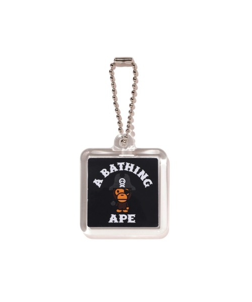 A BATHING APE（アベイシングエイプ）の「CAPTAIN MILO PIRATE KEYCHAIN（キーホルダー・メンズ・グリーン/イエロー/ブラック・FREE）」の2枚目の写真
