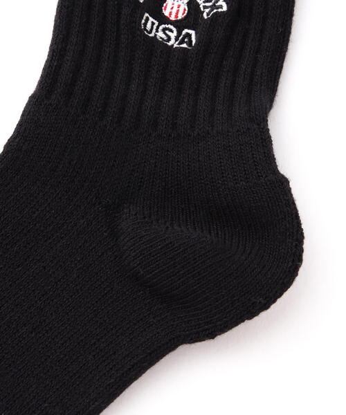 AVIREX（アヴィレックス）の「VARSITY SOCKS/バーシティーソックス（ソックス/靴下・レディース・ブラック・F）」の7枚目の写真