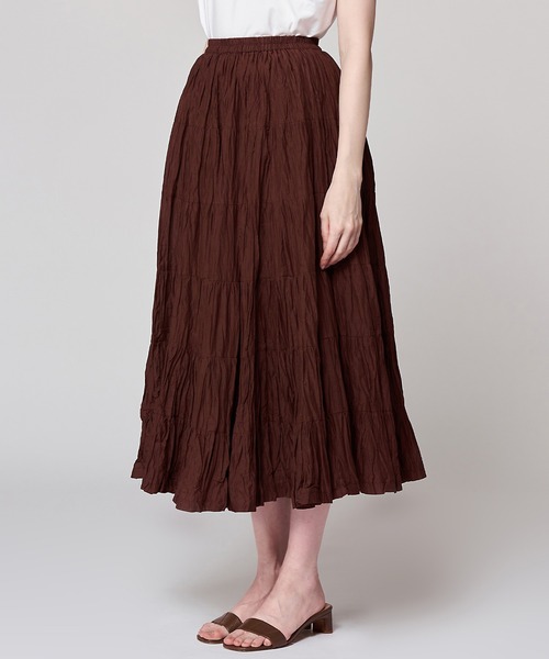 MARIHA（マリハ）の「MARIHA(マリハ) 草原の虹のスカート（スカート・レディース・ブラウン・36）」の8枚目の写真