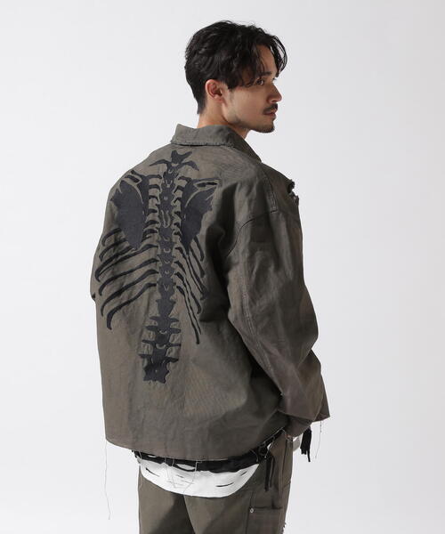 FR(13)NDS（フレンズ）の「FR(13)NDS/フレンズ/Back Bone Shirt（シャツ/ブラウス・メンズ・ブラック/ブルー/グレー・F）」の17枚目の写真