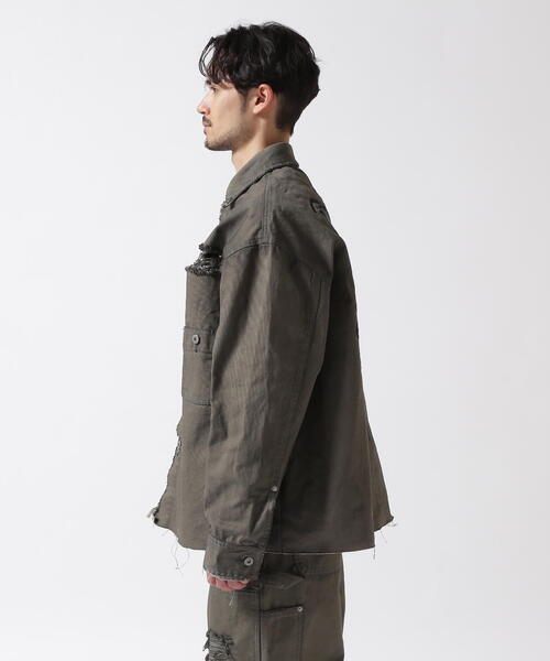 FR(13)NDS（フレンズ）の「FR(13)NDS/フレンズ/Back Bone Shirt（シャツ/ブラウス・メンズ・ブラック/ブルー/グレー・F）」の20枚目の写真