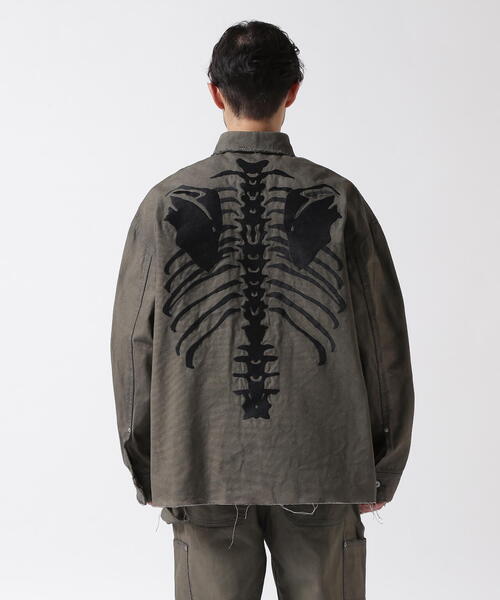 FR(13)NDS（フレンズ）の「FR(13)NDS/フレンズ/Back Bone Shirt（シャツ/ブラウス・メンズ・ブラック/ブルー/グレー・F）」の21枚目の写真