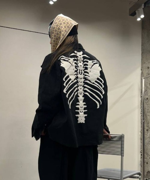 FR(13)NDS（フレンズ）の「FR(13)NDS/フレンズ/Back Bone Shirt（シャツ/ブラウス・メンズ・ブラック/ブルー/グレー・F）」の3枚目の写真