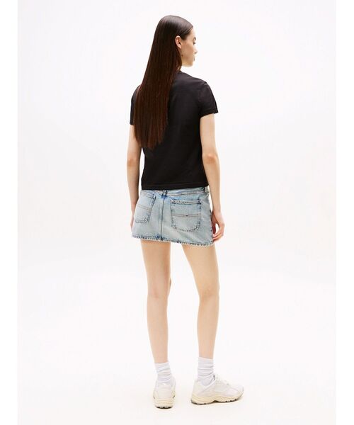 tommy jeans(トミー ジーンズ)の「レギュラーバブルロゴTシャツ(Tシャツ/カットソー・レディース・ホワイト/ブルー/ブラック・SMALL/X-SMALL/MEDIUM)」の4枚目の写真