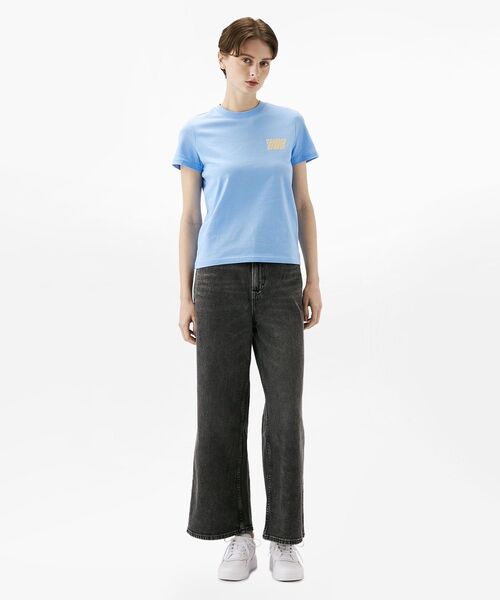 tommy jeans(トミー ジーンズ)の「レギュラーバブルロゴTシャツ(Tシャツ/カットソー・レディース・ホワイト/ブルー/ブラック・SMALL/X-SMALL/MEDIUM)」の6枚目の写真