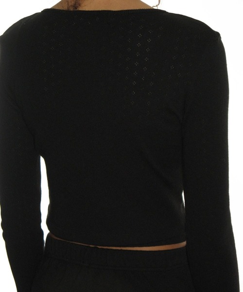 CRANK(クランク)の「CRANK/ハートボタンカーディガン(カーディガン/ボレロ・レディース・レッド/ブラック/ホワイト・FREE)」の17枚目の写真