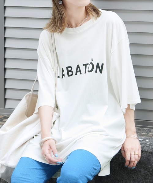 reca(レカ)の「BIGロゴプリントTシャツ(Tシャツ/カットソー・レディース・ブラック/オフホワイト/チャコールグレー・M)」の21枚目の写真