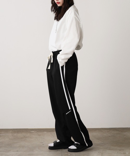ROOPTOKYO(ループトウキョウ)の「Sideline Easy Sweatpants / サイドライン イージースウェットパンツ メンズ 秋物 秋服 2026年秋冬(スウェットパンツ・メンズ・グレー/ブラック・M/L)」の5枚目の写真