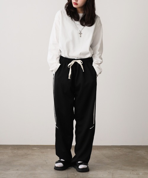 ROOPTOKYO(ループトウキョウ)の「Sideline Easy Sweatpants / サイドライン イージースウェットパンツ メンズ 秋物 秋服 2026年秋冬(スウェットパンツ・メンズ・グレー/ブラック・M/L)」の21枚目の写真
