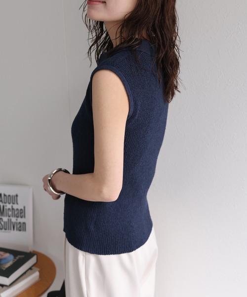 ok soon ポロニット 25SS｜WEB限定】MEN ホールガーメントニットポロ ネオングリーン