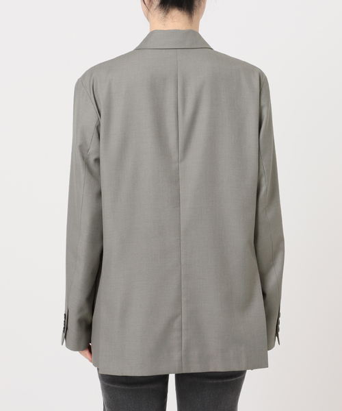 JOURNAL STANDARD relume(ジャーナルスタンダード レリューム)の「《追加》ポリエステルレーヨンツイルライトジャケット(テーラードジャケット・レディース・グレー/ベージュ・36/38)」の17枚目の写真