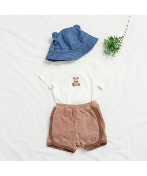 apres les cours（アプレレクール）の「バラエティボディースーツ（ロンパース・キッズ・アイボリー/ピンク/レッド/イエロー・70/80）」の7枚目の写真