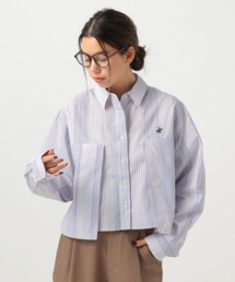 【BEVERLY HILLS POLO CLUB(ビバリーヒルズポロクラブ)】別注クロップドシャツ
