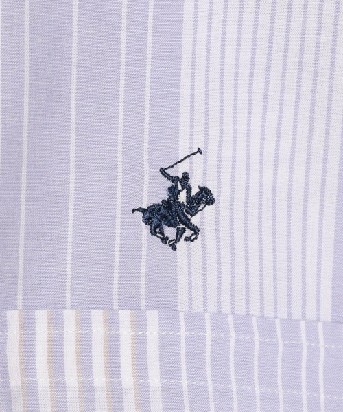 BEVERLY HILLS POLO CLUB（ビバリーヒルズポロクラブ）の「【BEVERLY HILLS POLO CLUB(ビバリーヒルズポロクラブ)】別注クロップドシャツ（シャツ/ブラウス・レディース・ピンク/グリーン/ラベンダー・FREE）」の17枚目の写真