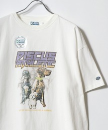 DISCUS/ディスカス オーバーサイズ ヴィンテージ フロント バックプリント リンガー 半袖 Tシャツ