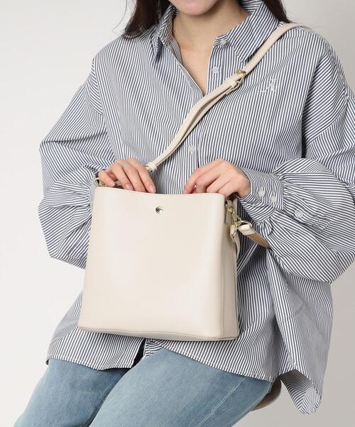 Ober Tashe(オーバータッシェ)の「たすかるっかばん 2WAYミドルショルダー(ショルダーバッグ・レディース・アイボリー/ブラック/チョコ/グレー/パープル系・FREE)」の6枚目の写真