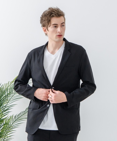 JUSGLITTY〈25SS〉ベーシックテーラージャケット 紺Sサイズ JUSGLITTY〈25SS〉ベーシックテーラージャケット 紺Sサイズ