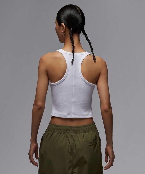 JORDAN BRAND（ジョーダンブランド）の「ジョーダン エッセンシャル ウィメンズタンクトップ / Jordan Essentials Women's Tank HF9475-100 White（タンクトップ・レディース・ホワイト・XL/S/M/L/XS）」の6枚目の写真