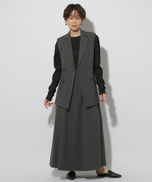 Elura（エルーラ）の「パフショルダーカットソー/323553（Tシャツ/カットソー・レディース・ブラック/ホワイト・FREE）」の13枚目の写真