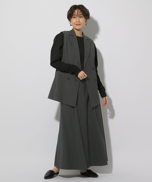 Elura（エルーラ）の「パフショルダーカットソー/323553（Tシャツ/カットソー・レディース・ブラック/ホワイト・FREE）」の14枚目の写真