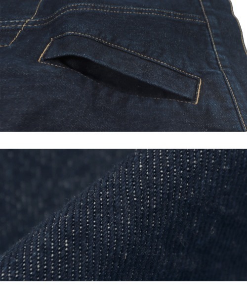 KOBE LETTUCE(コウベレタス)の「ワイドスリーブデニムGジャン(デニムジャケット・レディース・ブラック/サックスブルー/インディゴブルー・M)」の18枚目の写真