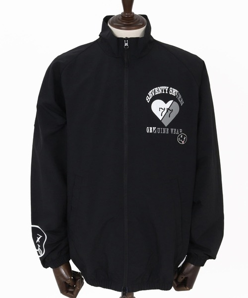 seventy seven(セブンティセブン)の「mj10651-nylon training jacket (25S) スタンドカラージャケット(ナイロンジャケット・メンズ・ブラック/グレー・S/M/L/XL)」の15枚目の写真