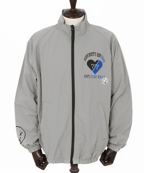 seventy seven(セブンティセブン)の「mj10651-nylon training jacket (25S) スタンドカラージャケット(ナイロンジャケット・メンズ・ブラック/グレー・S/M/L/XL)」の18枚目の写真