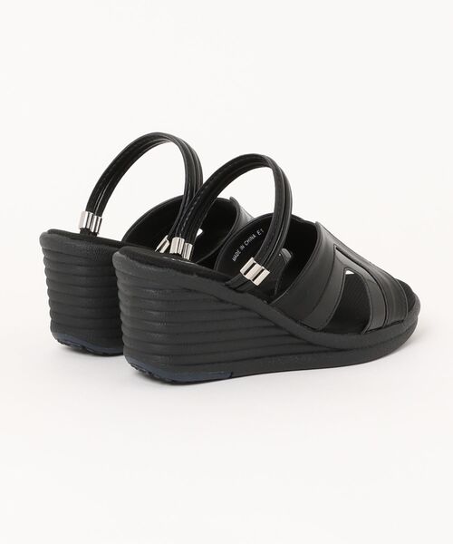 LUGG NAGG（ラグナグ）の「【REFRESH WALK】【2WAY】ストラップ稼働サンダル【３Ｅ】（サンダル・レディース・ブラック/シルバー/ホワイト・L/M/S）」の4枚目の写真