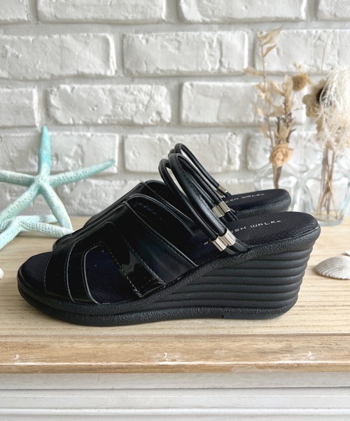 LUGG NAGG（ラグナグ）の「【REFRESH WALK】【2WAY】ストラップ稼働サンダル【３Ｅ】（サンダル・レディース・ブラック/シルバー/ホワイト・L/M/S）」の19枚目の写真