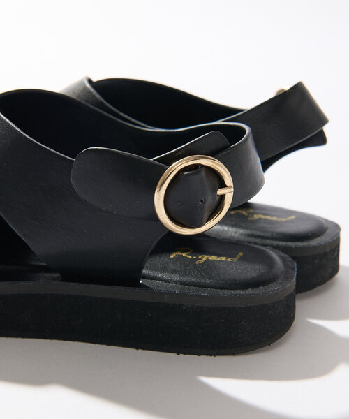 RIVE DROITE（リヴドロワ）の「【R.good(アールドットグッド)】バックストラップサンダル（サンダル・レディース・ブラック/ベージュ・SMALL/MEDIUM/LARGE）」の20枚目の写真