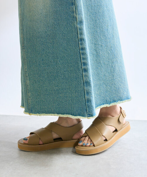 RIVE DROITE（リヴドロワ）の「【R.good(アールドットグッド)】バックストラップサンダル（サンダル・レディース・ブラック/ベージュ・SMALL/MEDIUM/LARGE）」の13枚目の写真