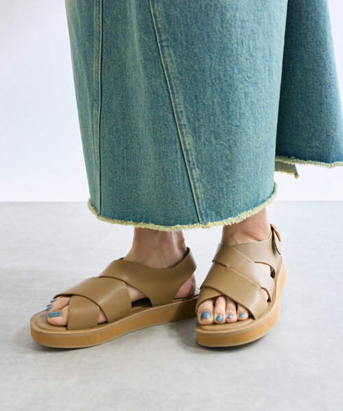 RIVE DROITE（リヴドロワ）の「【R.good(アールドットグッド)】バックストラップサンダル（サンダル・レディース・ブラック/ベージュ・SMALL/MEDIUM/LARGE）」の12枚目の写真