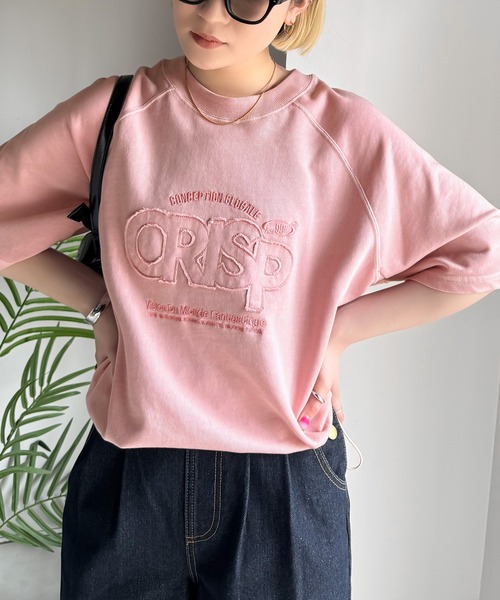 Java(ジャバ)の「《JaVa ジャバコラボ》裾はドロストでお好みのシルエットに。ヴィンテージライクな半袖ロゴスウェット(スウェット・メンズ・ライトブルー/ピンク/チャコールグレー・SMALL/MEDIUM/LARGE/X-LARGE)」の20枚目の写真