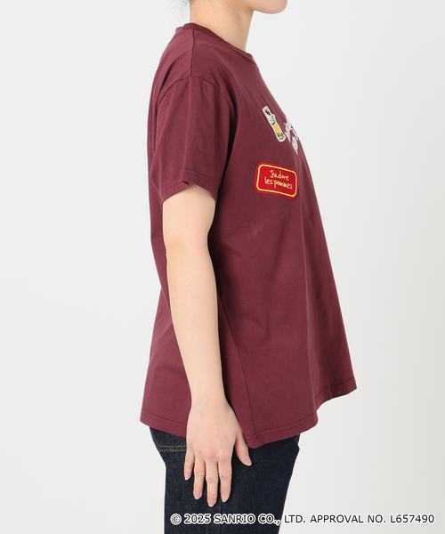 tシャツ 「一部店舗・WEB限定」Hello Kitty ワッペンTEE レディース セール】《一部店舗・WEB限定》Hello Kitty ワッペンTEE（T