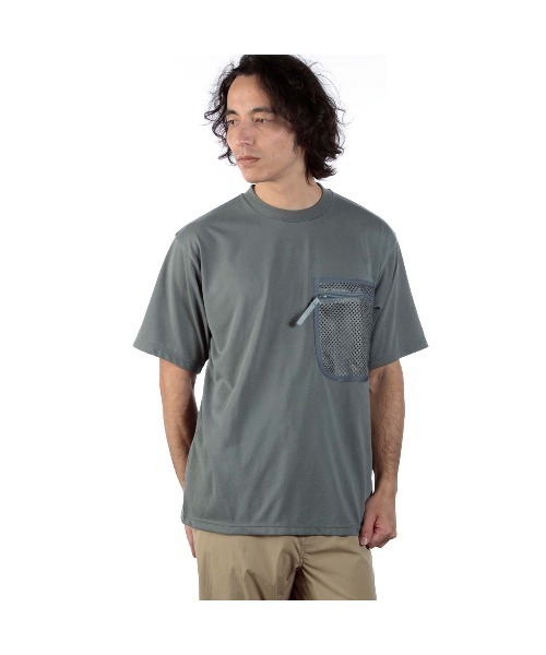 Foxfire(フォックスファイヤー)の「TSベーシックMPKT S/S(Tシャツ/カットソー・メンズ・ブラック/ライトグレー/チャコール/アッシュ・M/L/XL)」の4枚目の写真