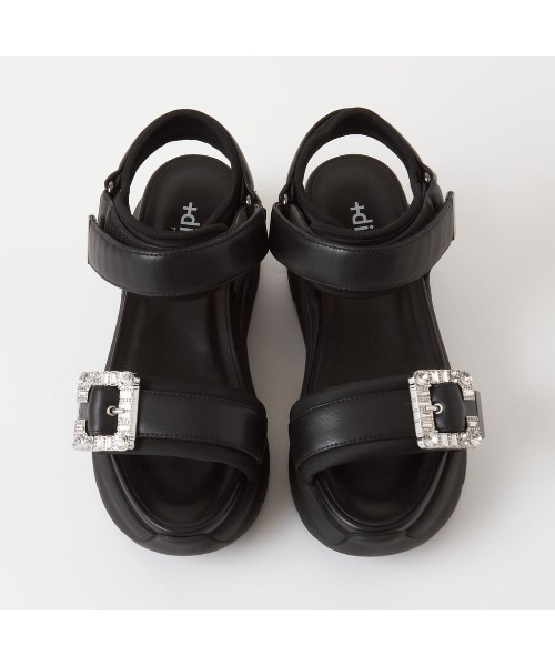 ＋diana ジュエルバックルサンダル diana サンダル ジュエルバックルサンダル レディース