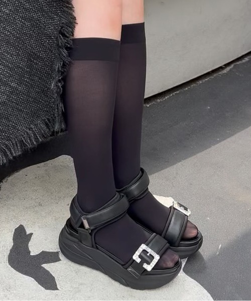 ＋diana ジュエルバックルサンダル セール】ジュエルバックルサンダル（サンダル）｜+diana（プラス