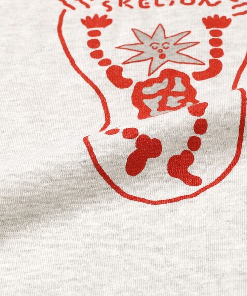 TOKYO CULTUART by BEAMS（トウキョウカルチャートバイビームス）の「norahi / starskel Tee Shirt　Hologram（Tシャツ/カットソー・レディース・ライトグレー/チャコールグレー・LARGE/SMALL/MEDIUM/X-LARGE）」の14枚目の写真