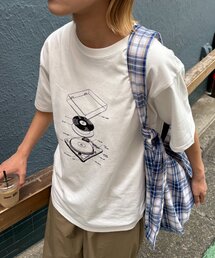 CIAOPANIC TYPY | 【UNISEX】レコードTEE(Tシャツ/カットソー)