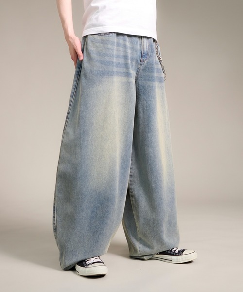 CALIFORNIA OUTFITTERS(カリフォルニア アウトフィッターズ)の「4D43 GRAVITY BALLOON DENIM(デニムパンツ・メンズ・グレー/ブラック/ブルー/ライトブルー・F)」の4枚目の写真