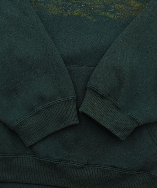 DISNEY VINTAGE（ディズニーヴィンテージ）の「【ヴィンテージ古着】90’s Disney “Pooh＆Friends” キャラクター スウェット USA製（パーカー・メンズ・グリーン・LARGE）」の5枚目の写真