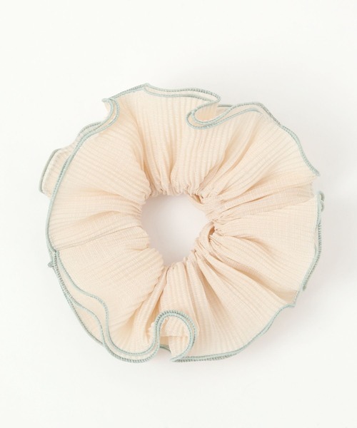 GLOBAL WORK（グローバルワーク）の「BIGパイピングシュシュ/490157（シュシュ・レディース・グリーン/アイボリー/ブラック/ベージュ/その他2/その他3/その他1/ホワイト系その他・FREE）」の8枚目の写真