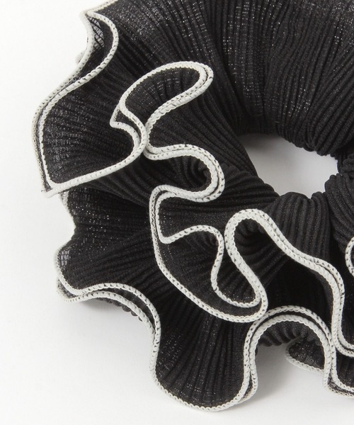 GLOBAL WORK（グローバルワーク）の「BIGパイピングシュシュ/490157（シュシュ・レディース・グリーン/アイボリー/ブラック/ベージュ/その他2/その他3/その他1/ホワイト系その他・FREE）」の9枚目の写真