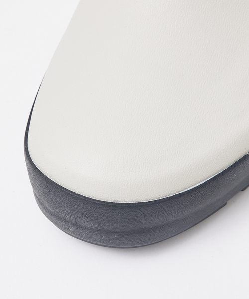 MoonStar（ムーンスター）の「【810s / エイトテンス】MARKE MODI マルケ / レインブーツ（レインシューズ・メンズ・チャコールグレー/グレイッシュベージュ/ホワイト・28/26/27）」の17枚目の写真